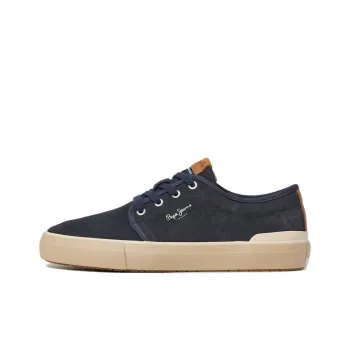 Pepe Jeans Abrasion Resistant Low Top Skateboard Shoes Men's Blue