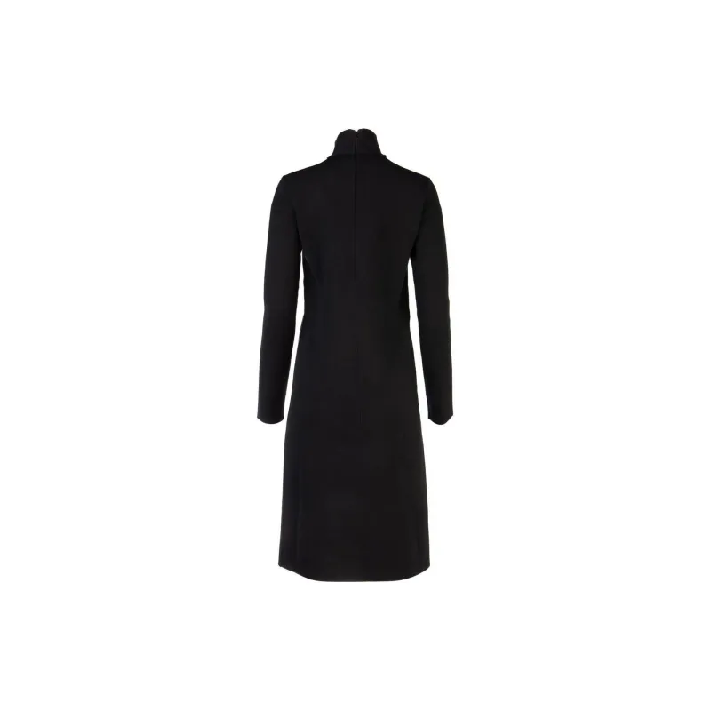 Bottega Veneta Long Sleeved Dresses Women's Black-1