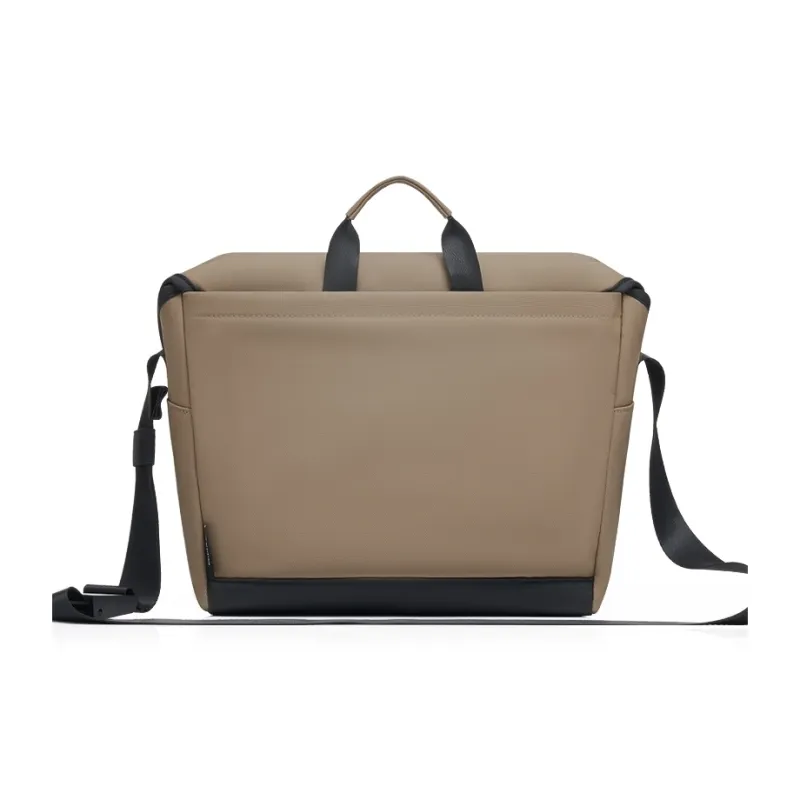 OIWAS Fabric Messenger Bag, Handbag Unisex Black/Khaki-8