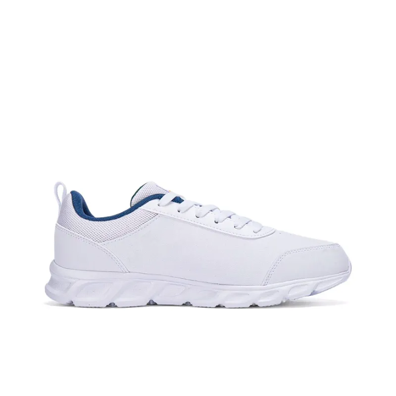 361° Cushioning Slip Resistant Low Top Running Shoes Men's White Blue-1