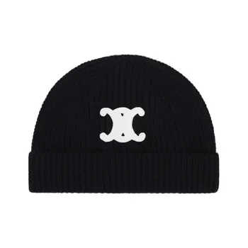 CELINE Triomphe Beanie In Seamless Cashmere