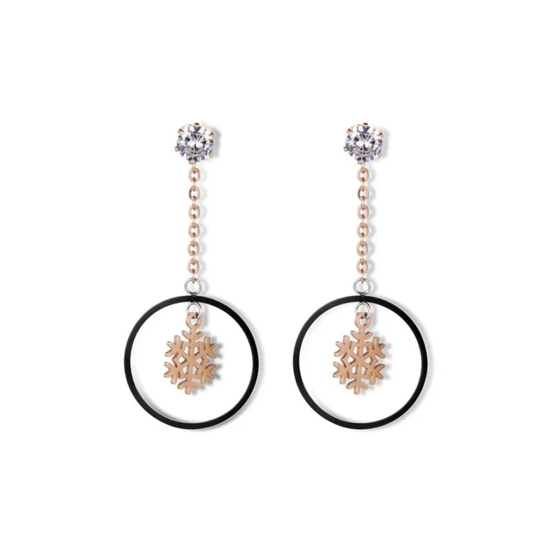 KiNGZiT Titanium Steel Stud Earrings Women's-0