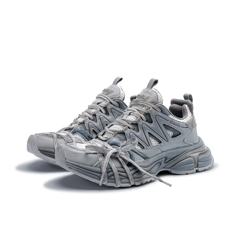 K-WANG Paris Breeze Anti-Slip And Wear-Resistant Height Increasing Low-Top Chunky Sneakers Unisex-38