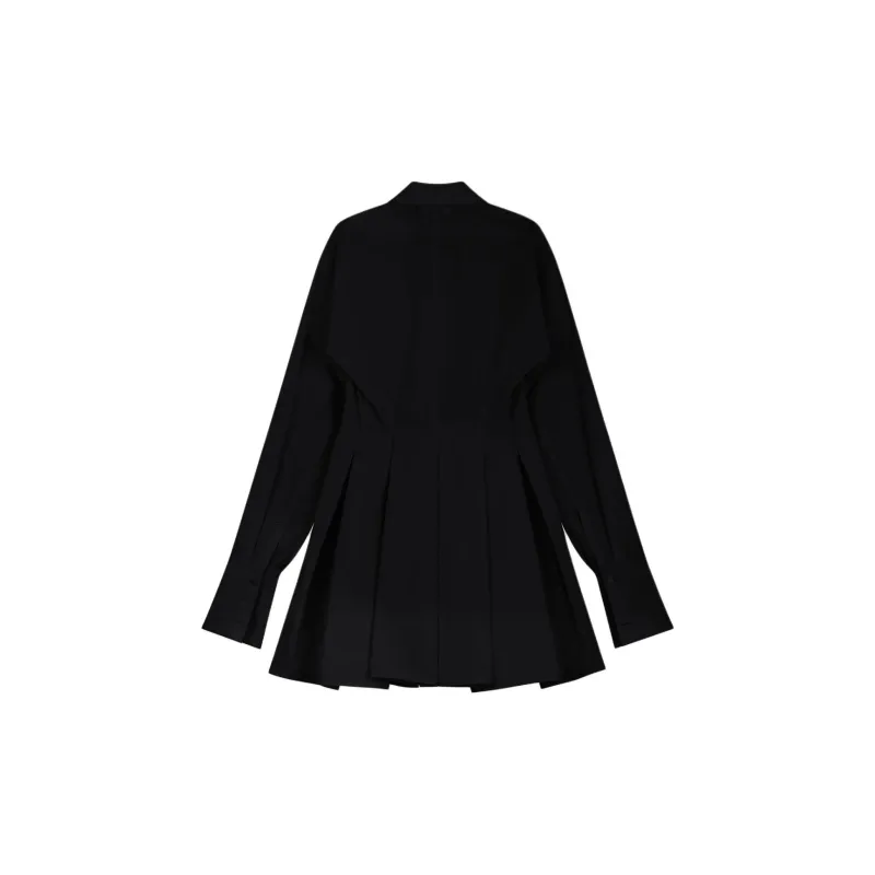 WE11DONE Long Sleeved Dress Women's Black-1