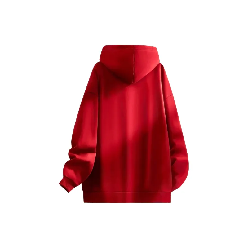 BENGEN Sweatshirt Unisex Black Red-41