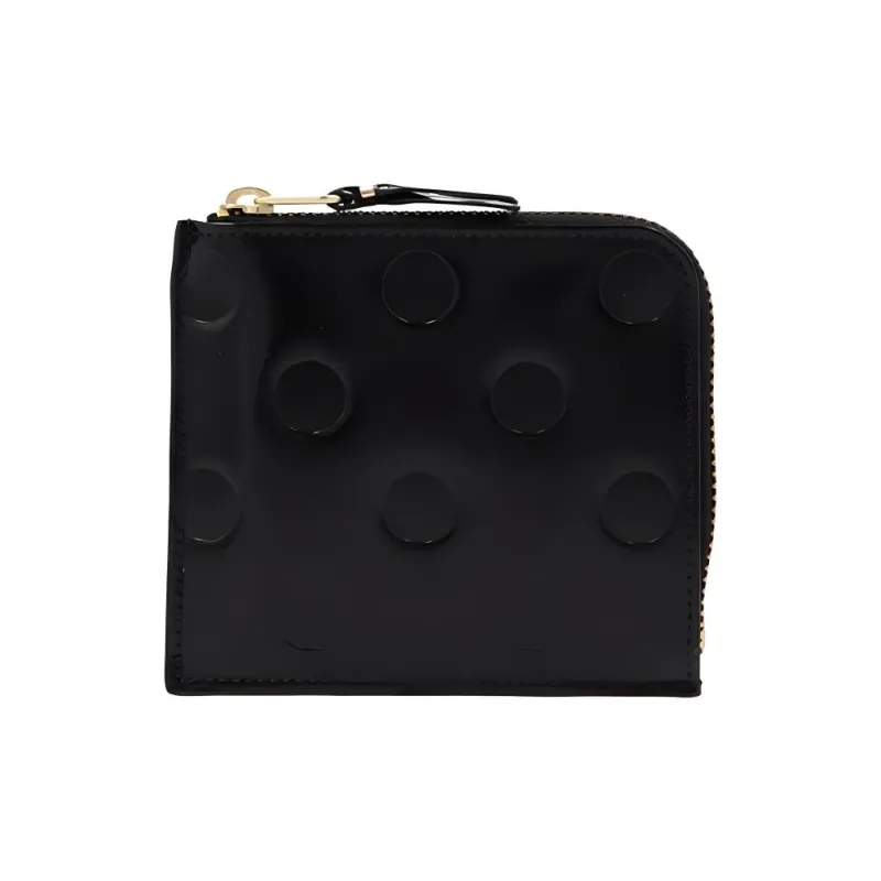 CDG Dot Embossed Zipped Wallet-0