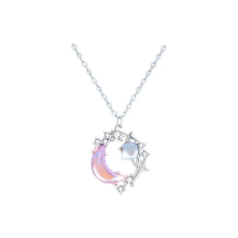 CLARKIA FLOWER S999 Fine Silver Necklaces Women's-6
