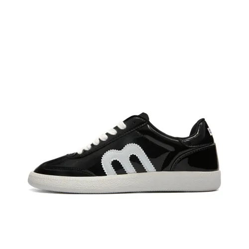 EKM Anti Slip And Wear Resistant Coverage Low Top Skateboard Shoes Unisex Black