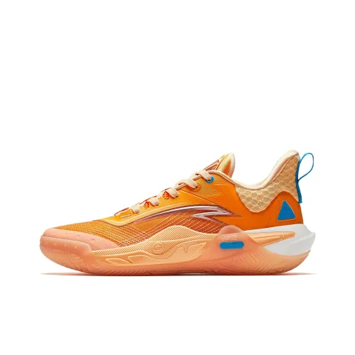 Anta KAI 1 SPEED Low Top Basketball Shoes Men's Peach Orange