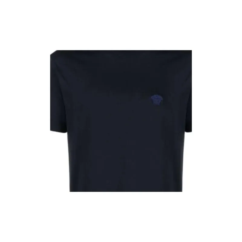 VERSACE Logo-Embroidered Crewneck T-Shirt-5