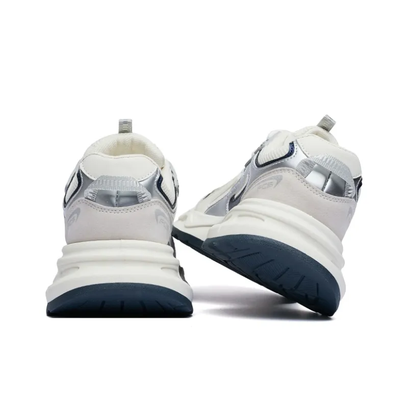 Fawn Miri Chunky Sneakers Women's Low Top White/Gray-8