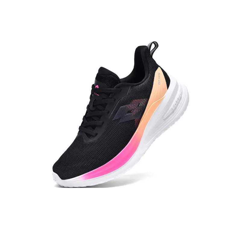 LOTTO Anti Slip Wear Resistant Low Top Running Shoes Women's Black-2