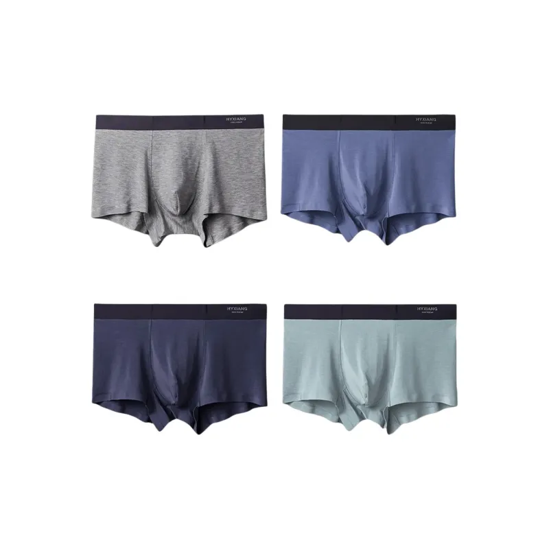 H YXIANG Underpants Men's 4 Pack-10