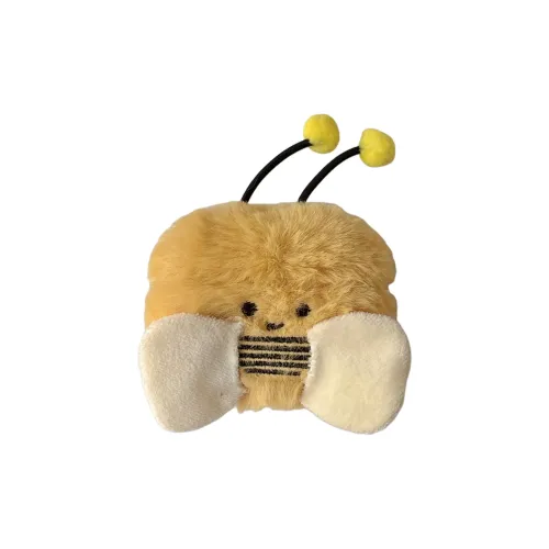 Ziyin Compatible With AirPods 1/2/3/4/Pro/Pro 2 Plush Cute Bee Impact Resistant Protective Case Headphone Cases