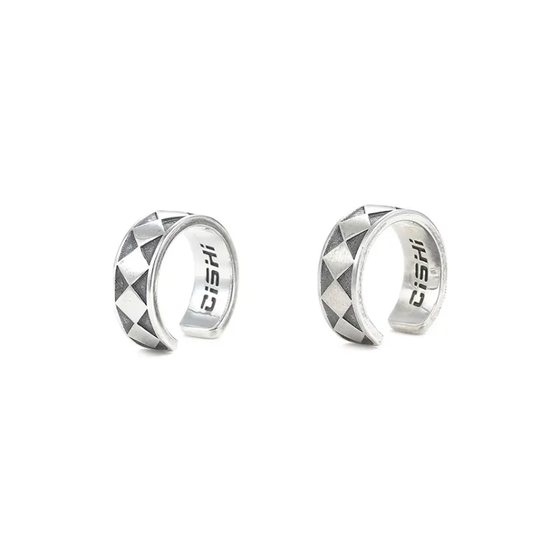 The Next Life 925 Sterling Silver Clip On Earrings Men's-5