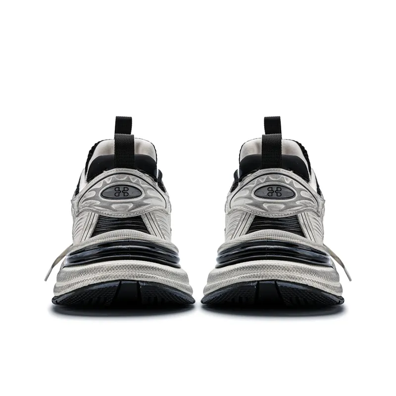 K-WANG Paris Breeze Anti-Slip And Wear-Resistant Height Increasing Low-Top Chunky Sneakers Unisex-34