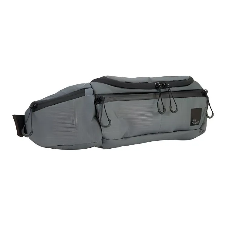 Jack Wolfskin Polyester Polyester Fiber Nylon One Shoulder Crossbody Fanny Pack Regular Unisex Slate Green-1