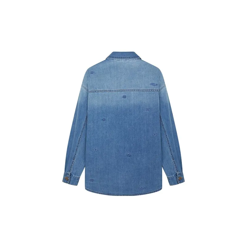 Teenie Weenie x NANJINGYUNJINYANJIUSUO Shirt Women's Medium Blue-1
