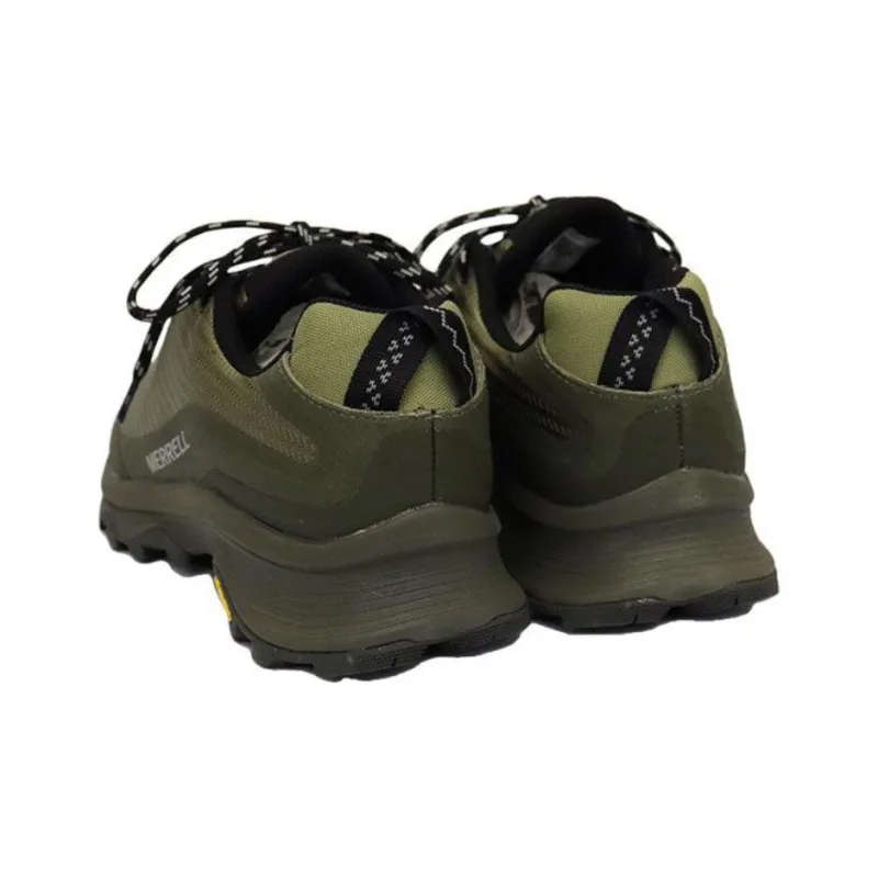 MERRELL Moab Speed Anti-Slip Wear-Resistant Low-Top Trail Running Running Shoes Men's Army Green-3