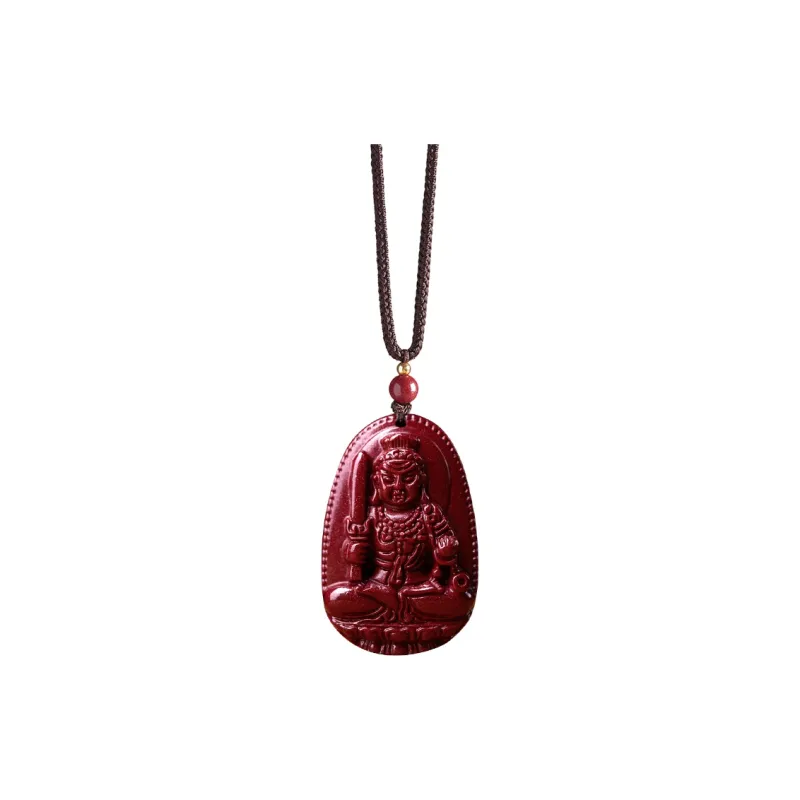 LOVING Reconstructed Cinnabar Necklaces Unisex-12