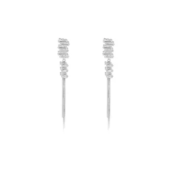 Vegetarian S925 Silver Earrings Women's