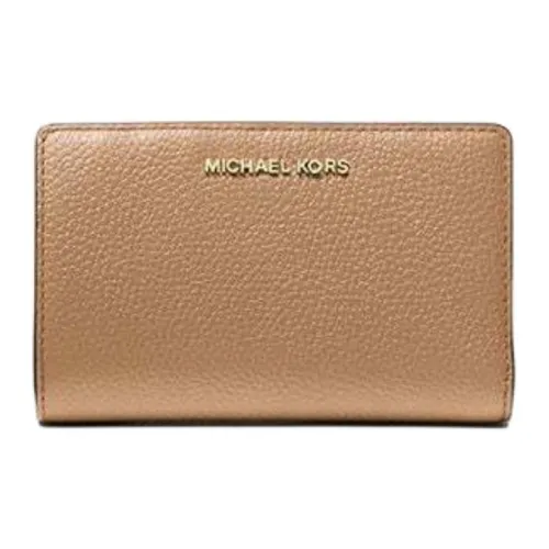 MICHAEL KORS Leather Wallet Medium Size Women's Brown