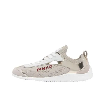 PINKO Logo Embroidered Lace Up Sneakers Women's