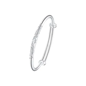 OSSINMI S999 Fine Silver Bangles Women's