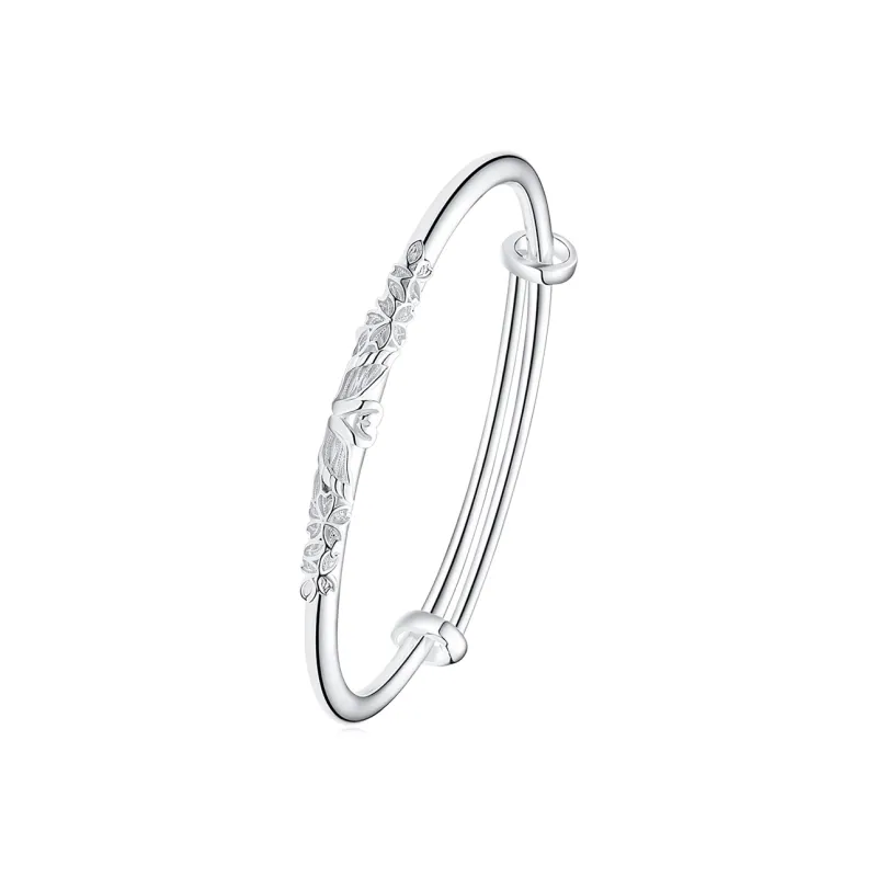 OSSINMI S999 Fine Silver Bangles Women's-0