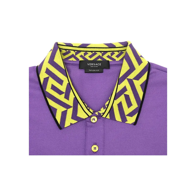 VERSACE Polo Shirts Men Purple-3