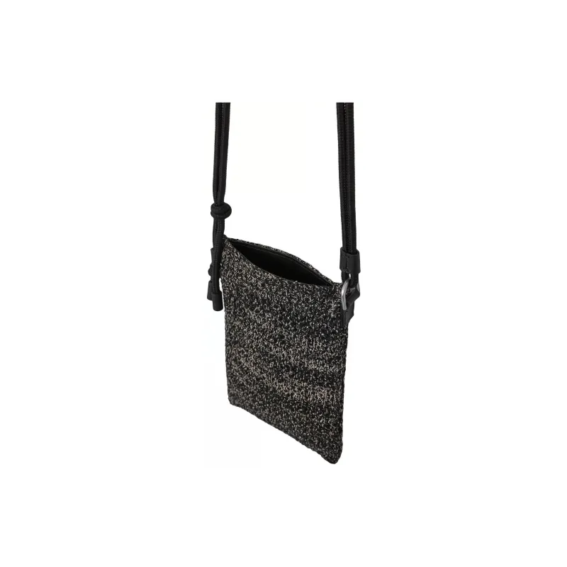 COS Polyester Crossbody Cell Phone Pouch Men's Black & White-2