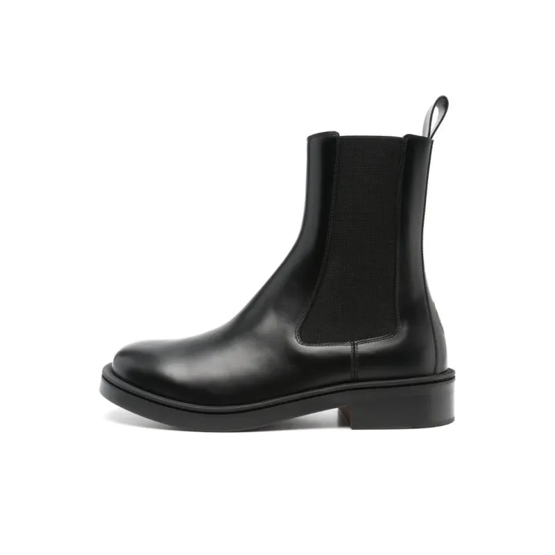 Alexander McQueen Elasticated Side Panel Ankle Boots-0