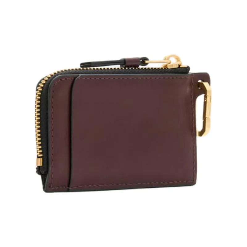 ALLSAINTS Cow Leather Wallet Women's Chocolate-2