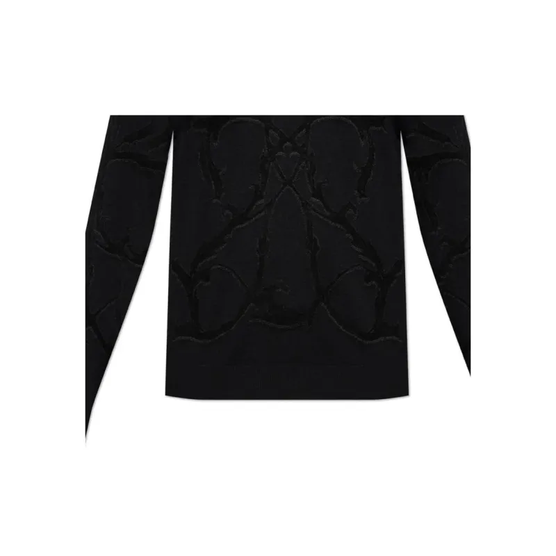VERSACE Long Sleeved Crewneck Jumper-4