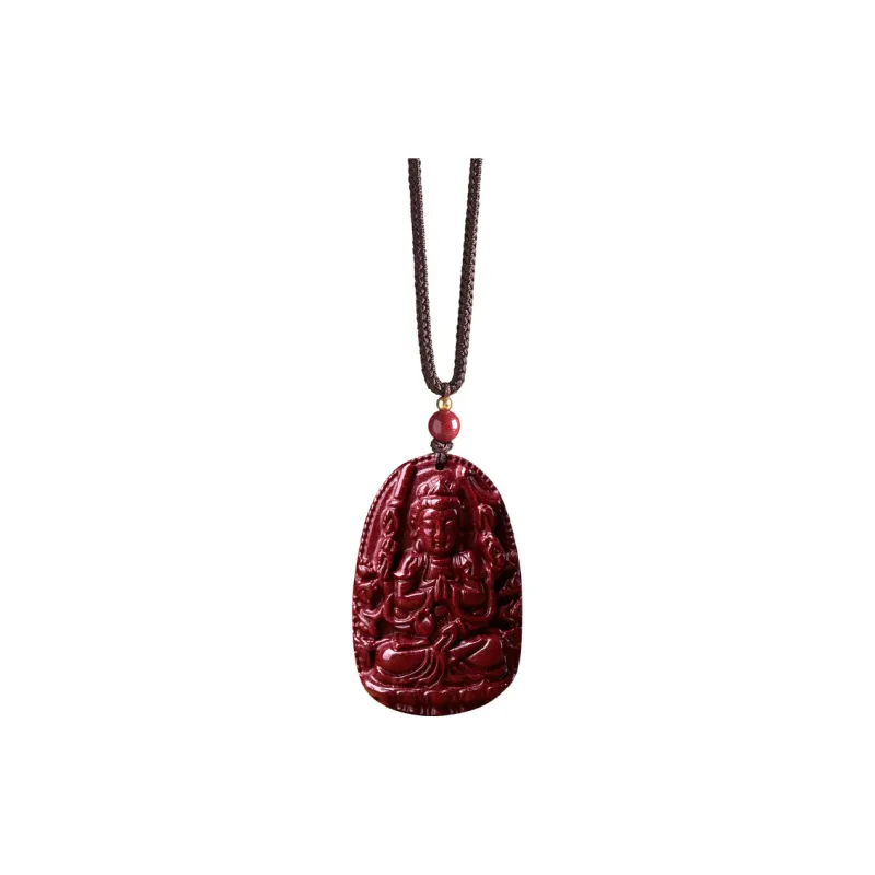 LOVING Reconstructed Cinnabar Necklaces Unisex-0