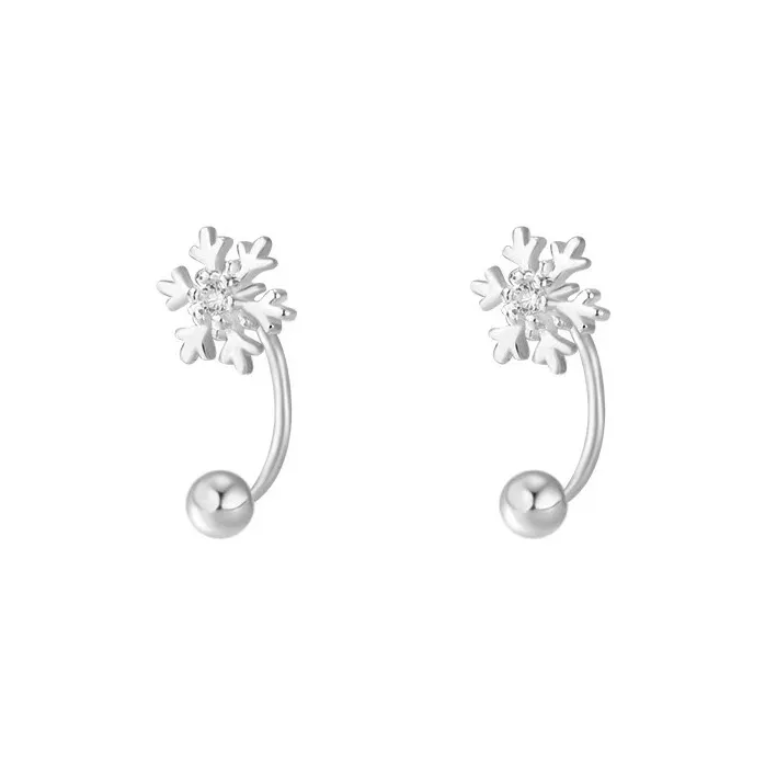 Kim Heng Hee S999 Fine Silver Stud Earrings Women's-0