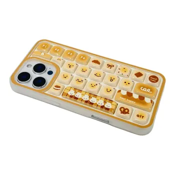 Wei Xin TPU Material Puffy Cookie Meme Phone Cases Compatible With IPhone 16/15 Pro Max/Apple 13/14 Pro/Max