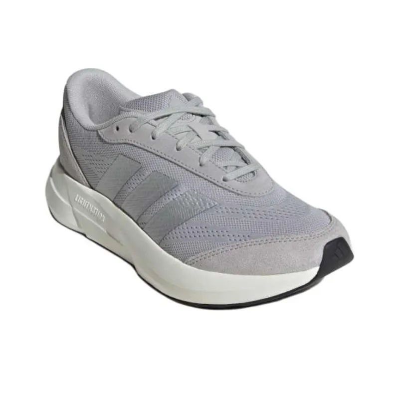Adidas LIGHTSHIFT Anti Slip Wear Resistant Low Top Casual Running Shoes Women's Gray Silver-2