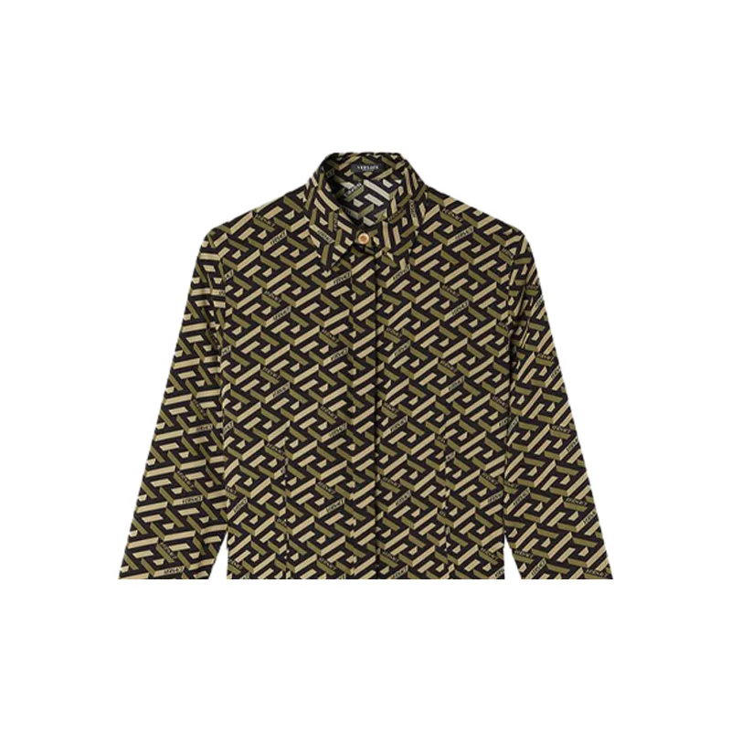 VERSACE Shirts Women's Green-4
