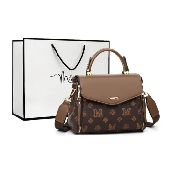 MILLIE'S Synthetic Leather Shoulder Bag, Crossbody Bag, Handbag Regular Women's Coffee