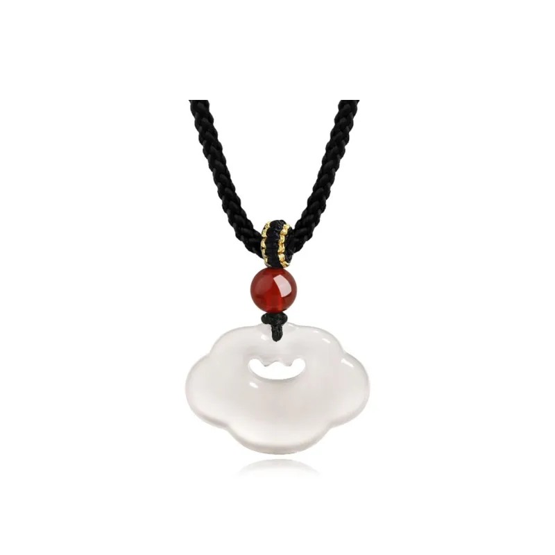 Emerald Dynasty Chalcedony Jade Necklaces Unisex-0
