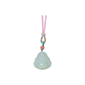 Ingenuity Hetian Jade Necklaces Pale Greenish White Jade Unisex