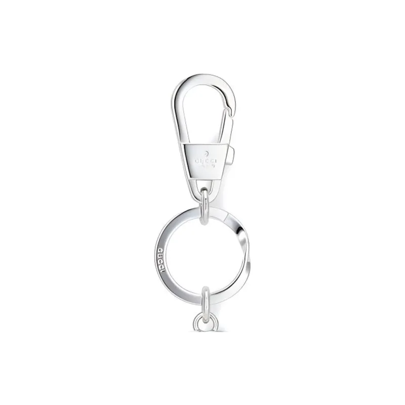 GUCCI Metal Keychains Women's Silver-1
