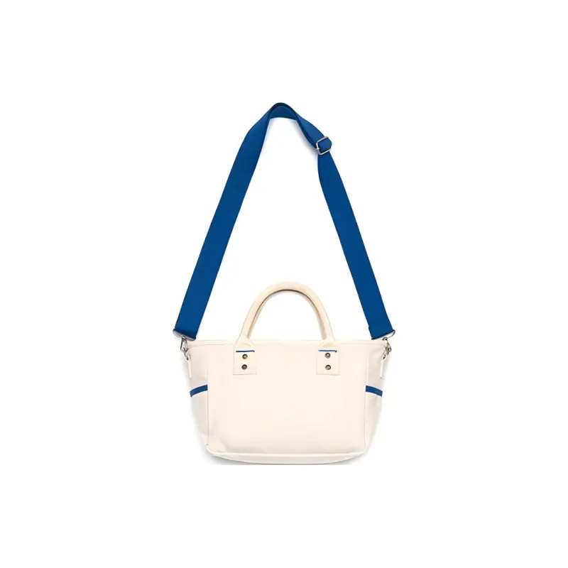 Lee Cotton Fabric One Shoulder Handbag Regular Unisex Ivory-1