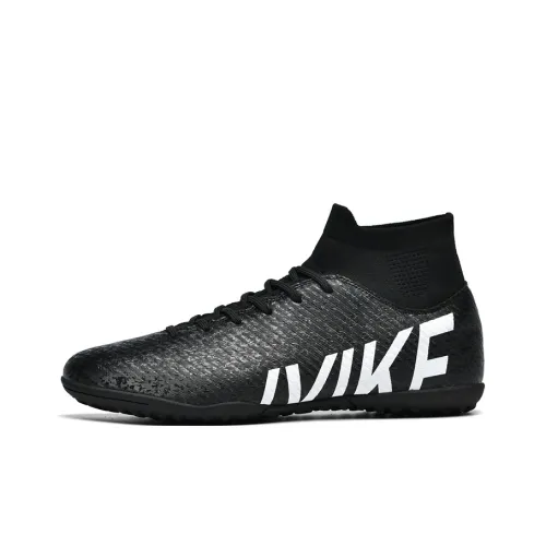 CAMKIDS Slip Resistant Anti Kick Lightweight Cushioning Support High Top Kids' Soccer Shoes Teenagers