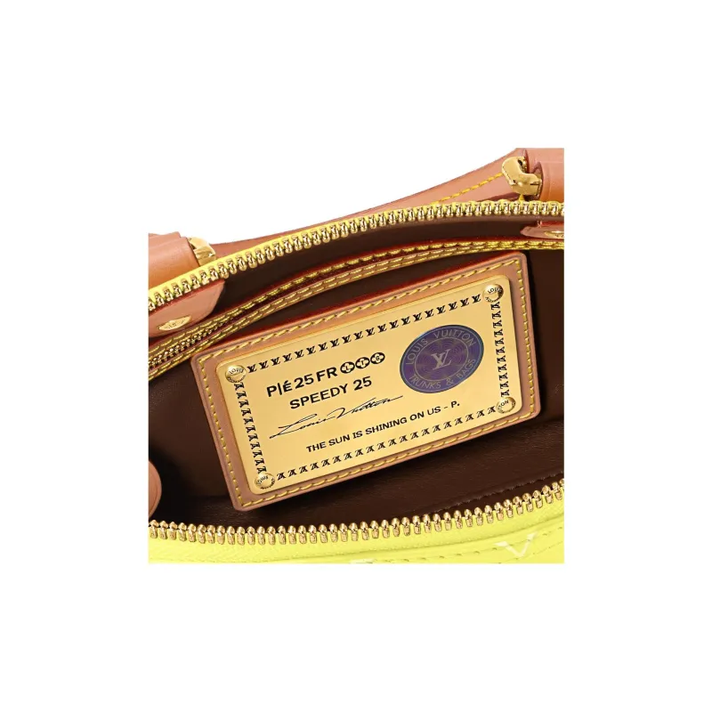 LOUIS VUITTON Speedy P9 Bandouliere 25 Lemonade Yellow-5