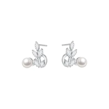 ZEGL S925 Silver Stud Earrings Women's