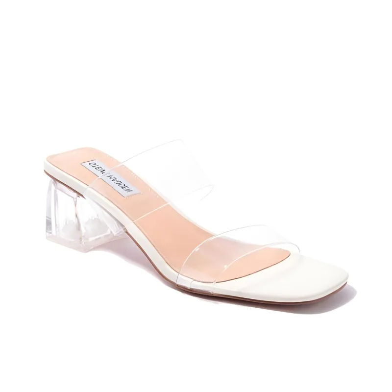 STEVE MADDEN Slide Slippers Women's Ecru-3