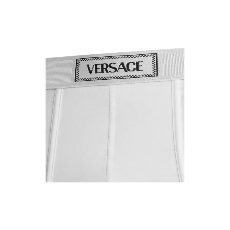 VERSACE 90s VERSACE Logo Waistband Briefs-2