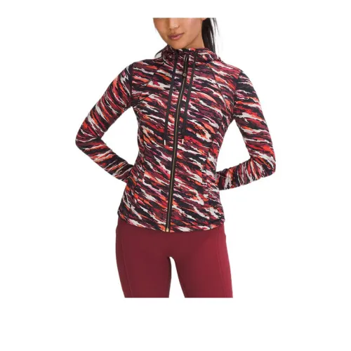 Lululemon Define Jacket Cropped Women's Smoky Red Mixed Color